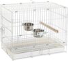 PH Prevue Hendryx Travel Bird Cage 1305, White