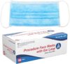 McKesson Triple-Pleated Face Masks With Ear Loops
