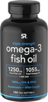 Sports Research Triple Strength Omega 3 Fish Oil Supplement