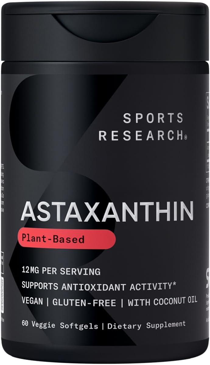 Sports Research Triple Strength Vegan Astaxanthin Supplement
