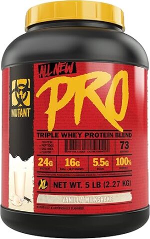Mutant Triple Whey Protein Powder Supplement