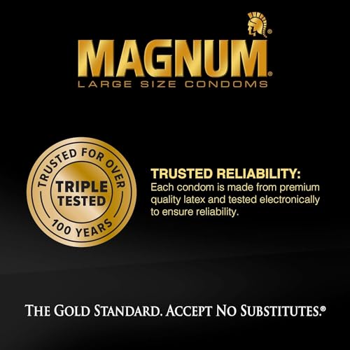 TROJAN Magnum XL Lubricated Condoms, 48 Count - Image 4