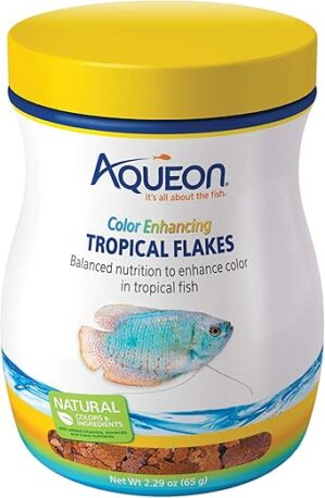 Aqueon Tropical Flakes Color Enhancing 2.29 Ounces