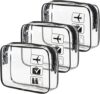 MODENGKONGJIAN TSA Approved Clear Toiletry Bags Set