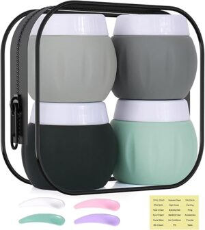GLAMFIELDS TSA Approved Leak-Proof Travel Containers