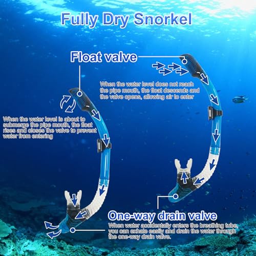 TUDIVING Adult Diving Mask And Snorkel Set - Image 5