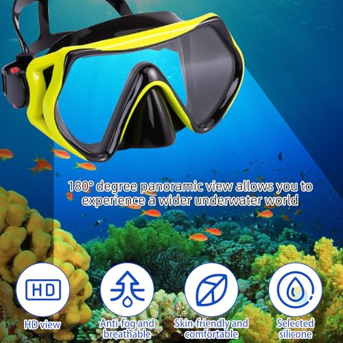 TUDIVING Adult Diving Mask And Snorkel Set - Image 2
