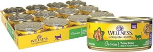 Wellness Turkey Dinner Grain-Free Wet Cat Food, 5.5 Ounces