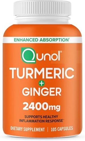 Qunol Turmeric Curcumin With Black Pepper & Ginger Supplement