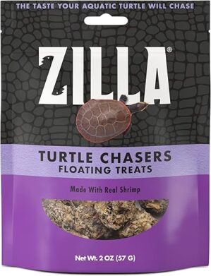 Zilla Turtle Chasers Floating Treats, Real Shrimp