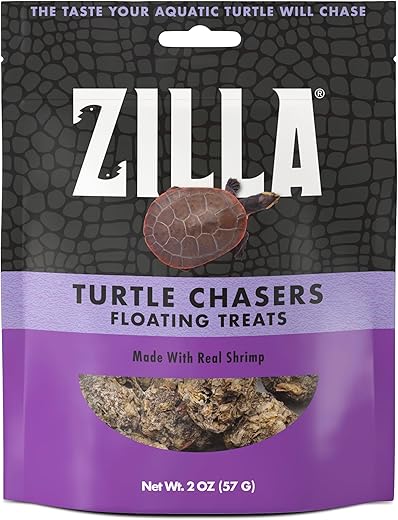 Zilla Turtle Chasers Floating Treats, Real Shrimp