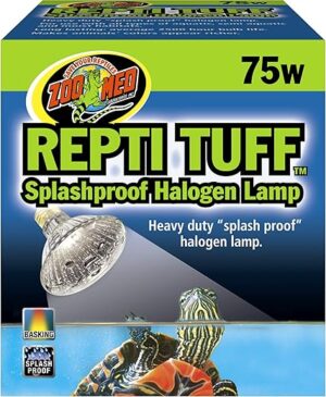 Zoo Med Turtle Tuff Splashproof Halogen Lamp 75W
