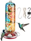 Twinkle Star Twinkle Star Glass Hummingbird Feeder, 28fl.oz