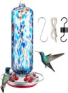 Twinkle Star Twinkle Star Glass Hummingbird Feeder, 28fl.oz
