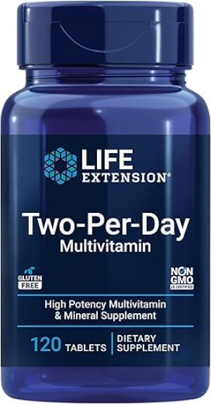 Life Extension Two-Per-Day High Potency Multi-Vitamin Supplement