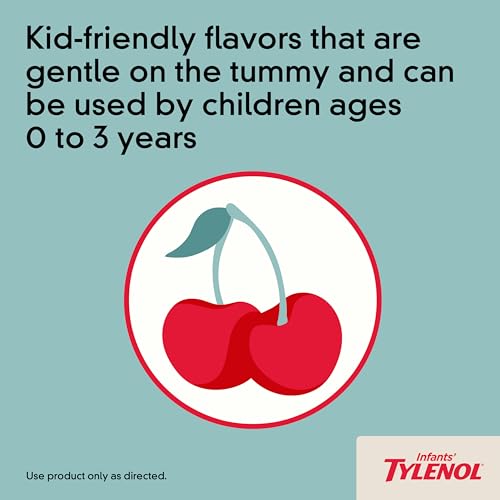 Tylenol Infants Oral Suspension Pain Relief, Cherry Flavor - Image 5
