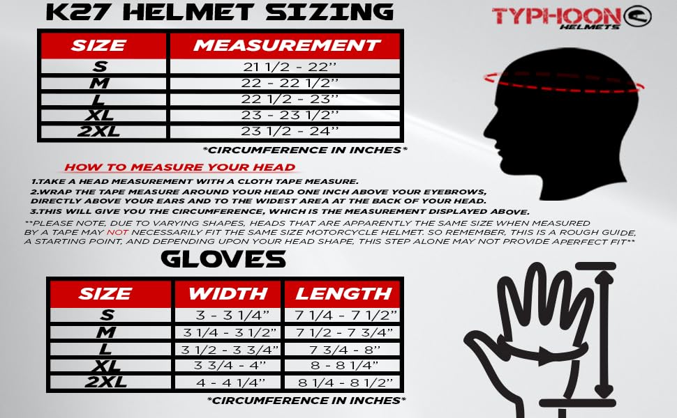 Typhoon Helmets ATV Helmet Goggles Gloves Combo - Image 2