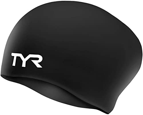 TYR Adult Long Hair Silicone Swim Cap - Image 2