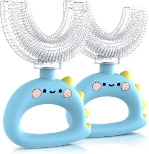 Meoligr U Shaped Toothbrush For Kids, Age 2+