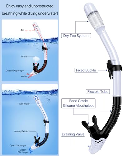 Ubekezele Snorkeling Gear Set With Mask Fins - Image 3