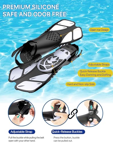 Ubekezele Snorkeling Gear Set With Mask Fins - Image 4