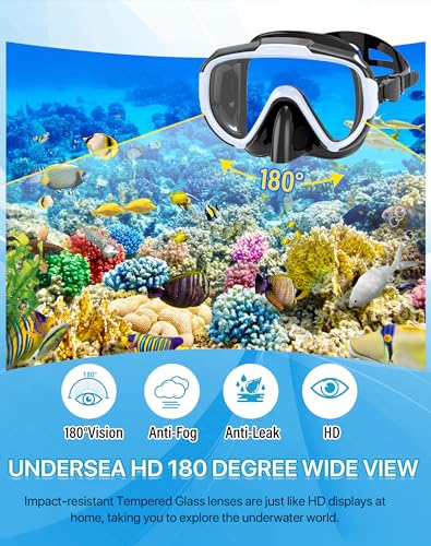 Ubekezele Snorkeling Gear Set With Mask Fins - Image 2