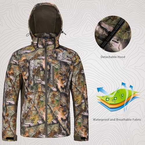 UIIHUNT Hunting Clothes For Men, Fleece Lined - Image 3