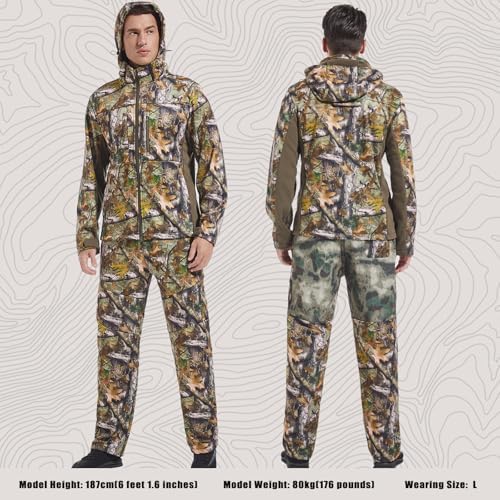 UIIHUNT Hunting Clothes For Men, Fleece Lined - Image 5