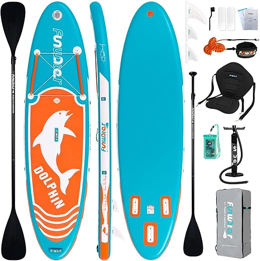 FunWater Ultra-Light Inflatable Stand Up Paddleboard With Accessories