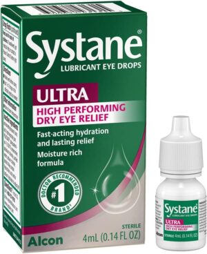Systane Ultra Lubricant Eye Drops, 0.14 Fl Oz