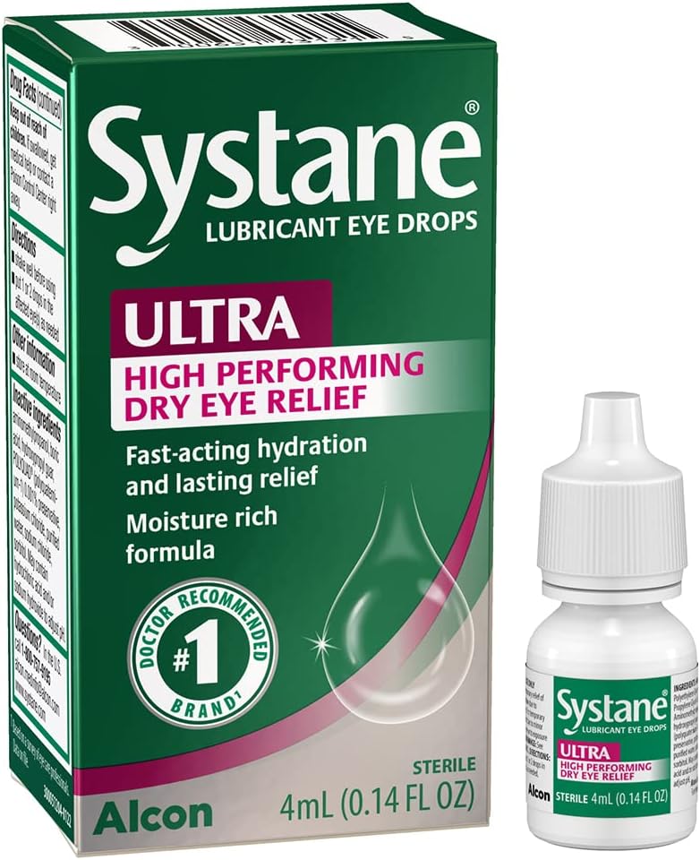 Systane Ultra Lubricant Eye Drops, 0.14 Fl Oz