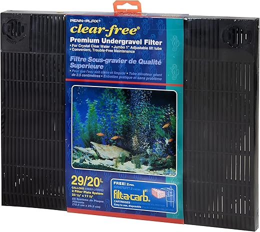 Penn-Plax Undergravel Aquarium Filter For 20-29 Gallon Tanks