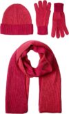 Amazon Essentials Unisex Adults’ Knit Hat, Scarf & Gloves Set