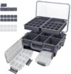RUNCL Universal Fishing Tackle Box With Tray