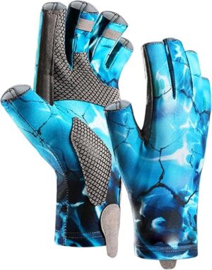ievei UPF 50+ Fingerless Sun Protection Gloves