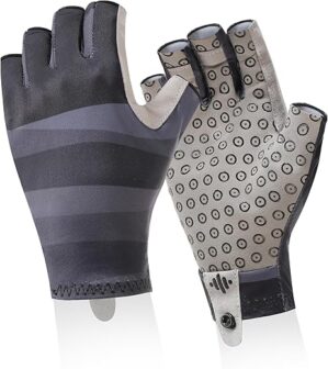 BRILISLE UPF 50+ UV Protection Fingerless Gloves