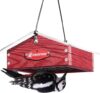 Kingsyard Upside Down Suet Feeder With Rainproof Roof