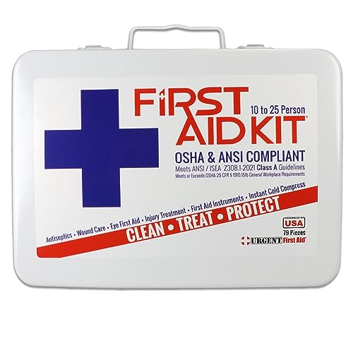 Urgent First Aid First Aid Kit, 25 Person, 79 Pieces - Image 2