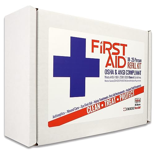 Urgent First Aid First Aid Kit Refill, 25 Person, 78 Pieces - Image 3