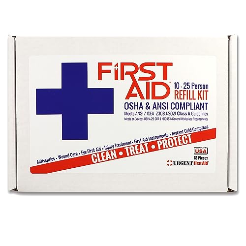 Urgent First Aid First Aid Kit Refill, 25 Person, 78 Pieces - Image 2