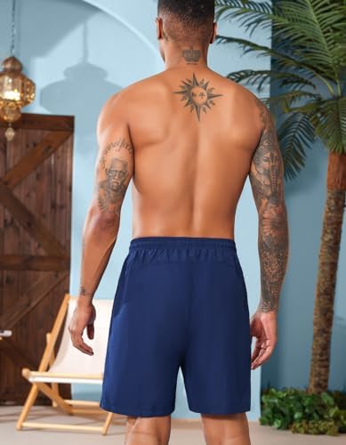 UUMIAER Men's 7 Inch Quick Dry Swim Trunks - Image 3