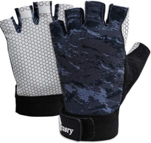 Drasry UV Fishing Gloves Fingerless Sun Protection