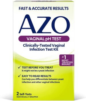 AZO Vaginal pH Test Kit, Fast Results