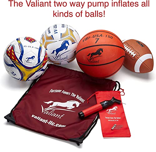 Valiant Sports Ball Pump Inflator With Needles - Image 5