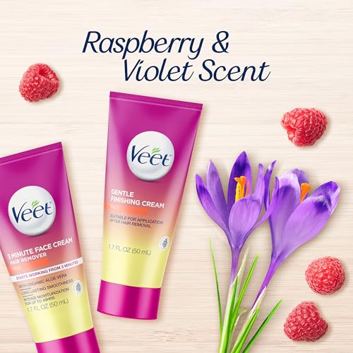 Veet Facial Hair Removal Cream Kit, 2 Piece - Image 4