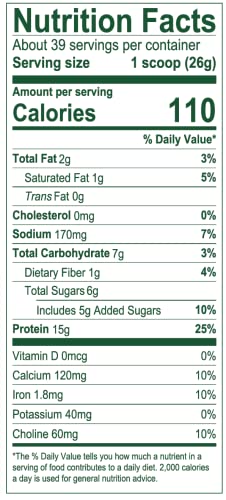 Vega Vanilla Plant-Based Protein Powder, 2.2 lbs - Image 3