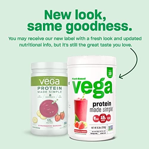 Vega Vanilla Plant-Based Protein Powder, 2.2 lbs - Image 4