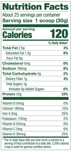 Vega Vanilla Protein Powder, 20g Plant Based - Image 3