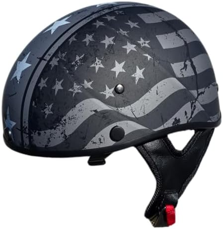 VEGA Warrior Motorcycle Half Helmet W/Sunshield (7817-051) - Image 3