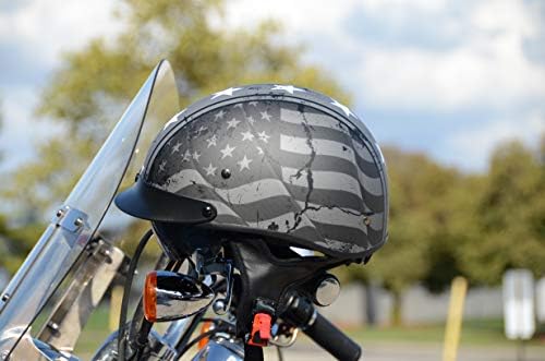 VEGA Warrior Motorcycle Half Helmet W/Sunshield (7817-051) - Image 2